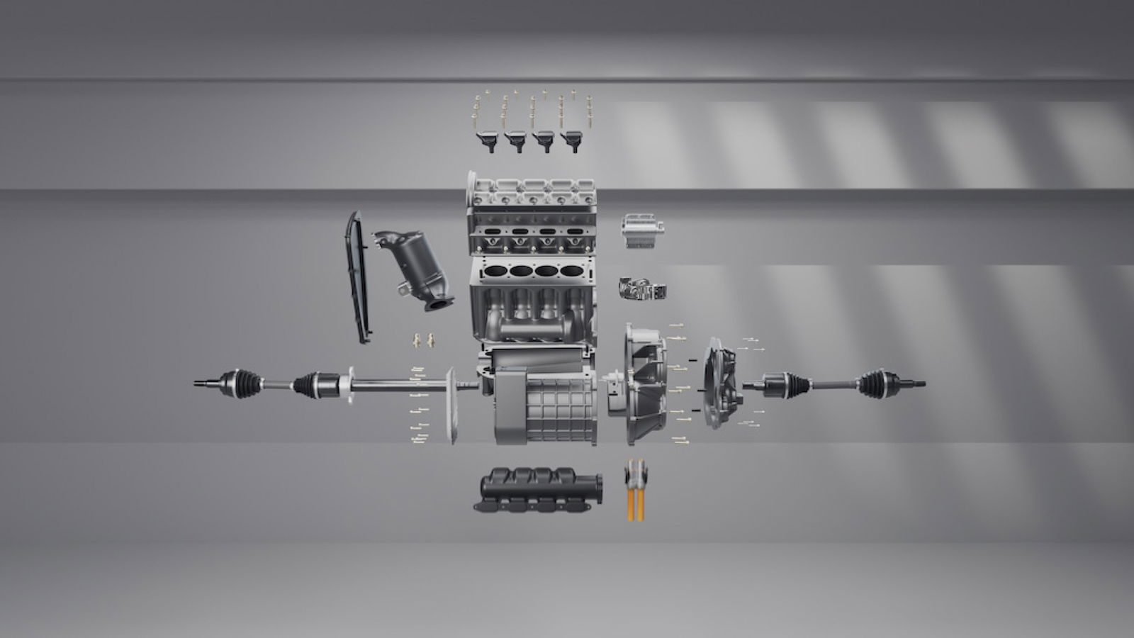 Horse Future Hybrid Concept - exploded view